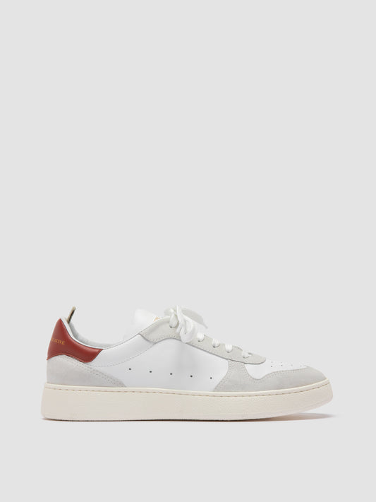 MOWER/008 LIGHT CACHEMIRE/2 LEATHER BIANCO/BIANCO/RUST_F.DO OFF WHITE