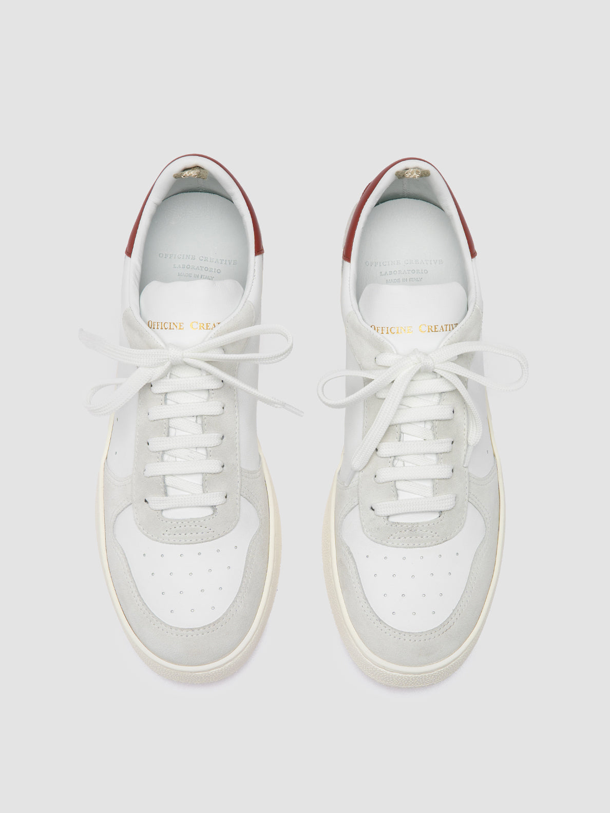 MOWER/008 LIGHT CACHEMIRE/2 LEATHER BIANCO/BIANCO/RUST_F.DO OFF WHITE