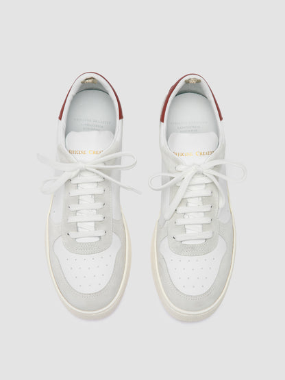 MOWER/008 LIGHT CACHEMIRE/2 LEATHER BIANCO/BIANCO/RUST_F.DO OFF WHITE