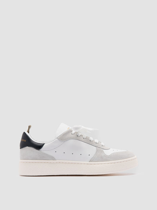 MOWER/110 LIGHT CACHEMIRE/2 LEATHER BIANCO/BIANCO/BLUE SCURO_F.DO OFF WHITE
