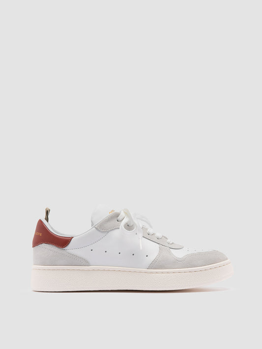 MOWER/110 LIGHT CACHEMIRE/2 LEATHER BIANCO/BIANCO/RUST_F.DO OFF WHITE