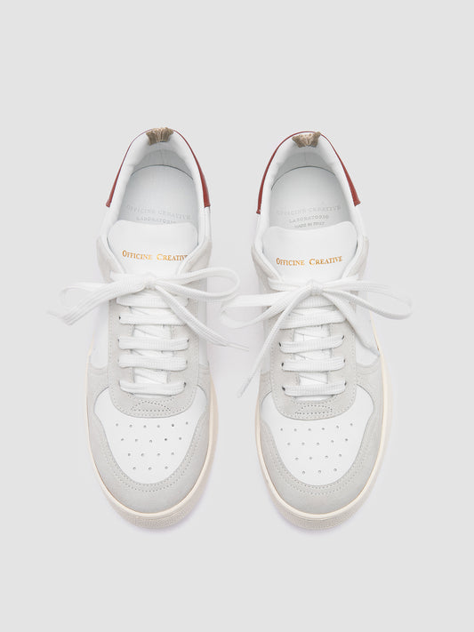 MOWER/110 LIGHT CACHEMIRE/2 LEATHER BIANCO/BIANCO/RUST_F.DO OFF WHITE