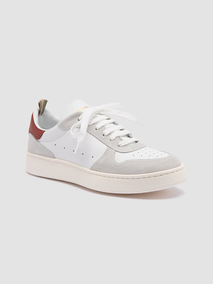 MOWER/110 LIGHT CACHEMIRE/2 LEATHER BIANCO/BIANCO/RUST_F.DO OFF WHITE