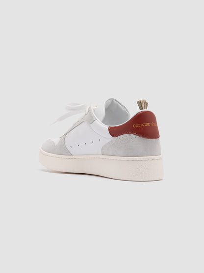 MOWER/110 LIGHT CACHEMIRE/2 LEATHER BIANCO/BIANCO/RUST_F.DO OFF WHITE