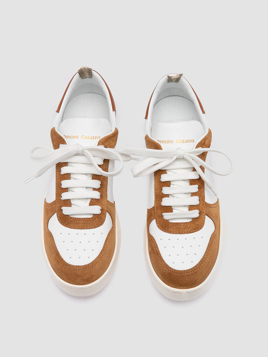 MOWER/110 LIGHT CACHEMIRE/2 LEATHER VICUNA/BIANCO/TAN_F.DO OFF WHITE