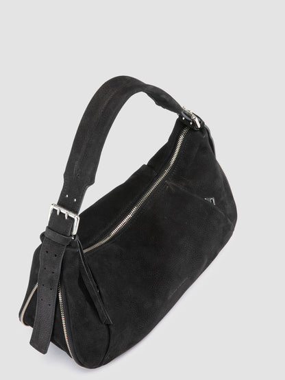 GHINZA/001 NUBUCK STM NERO