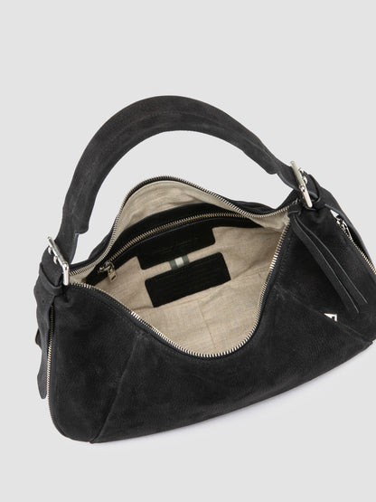 GHINZA/001 NUBUCK STM NERO