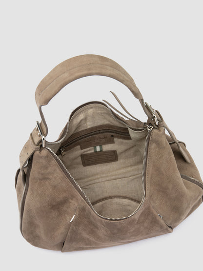 GHINZA/002 NUBUCK STM TAUPE