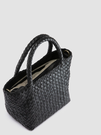 RAQUEL/004 WOVEN NERO