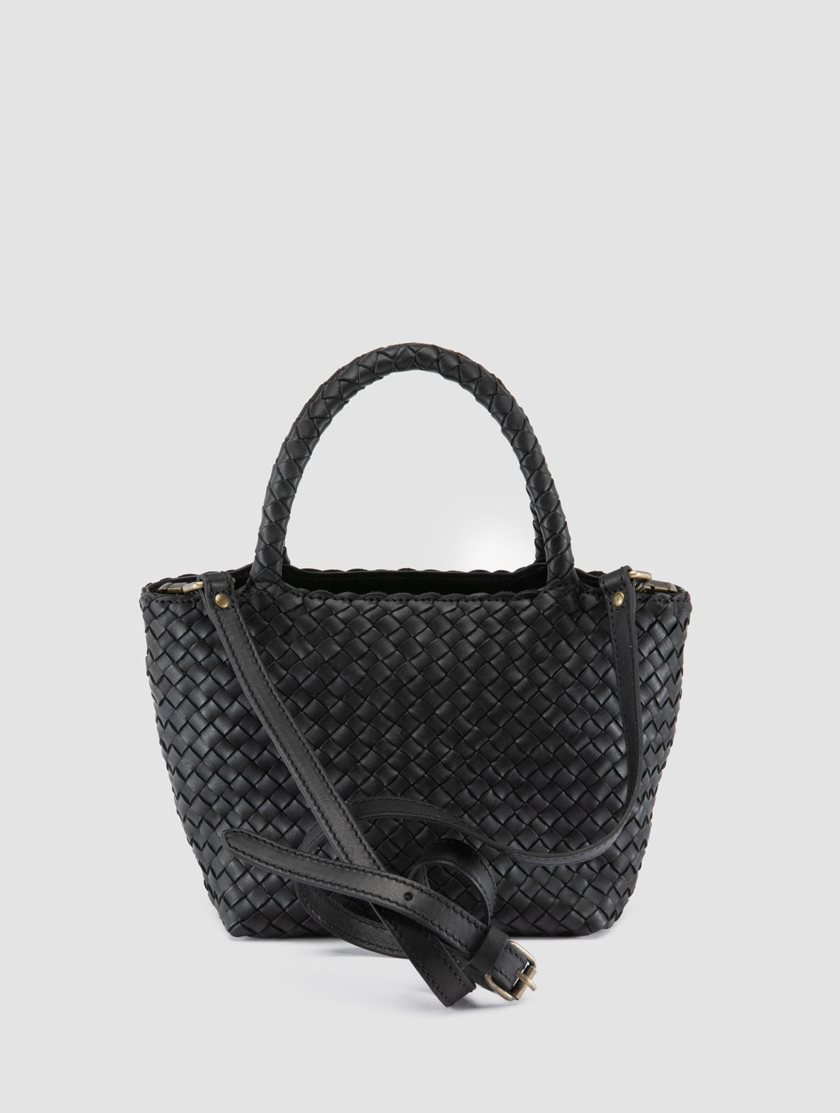 RAQUEL/004 WOVEN NERO