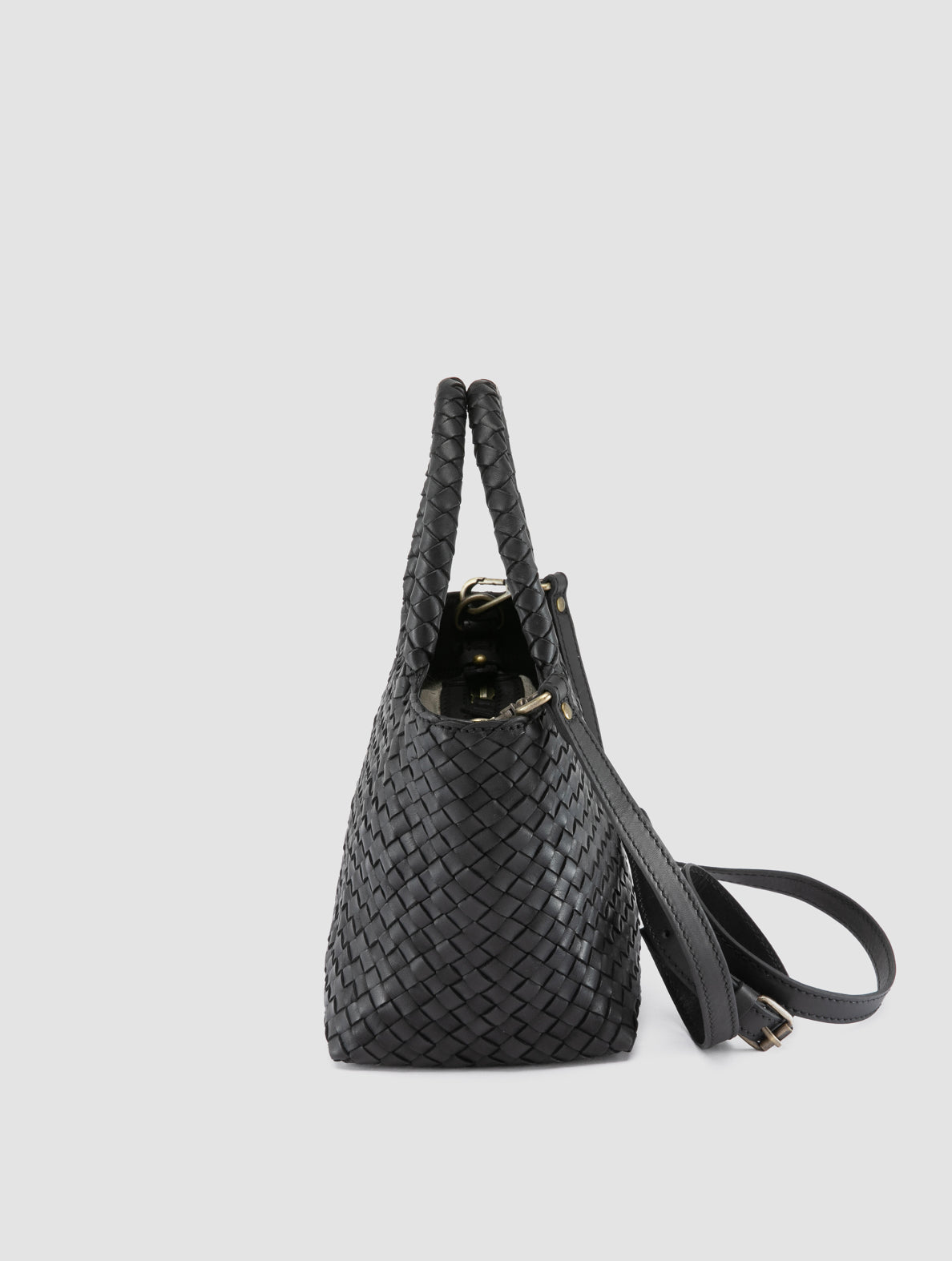 RAQUEL/004 WOVEN NERO