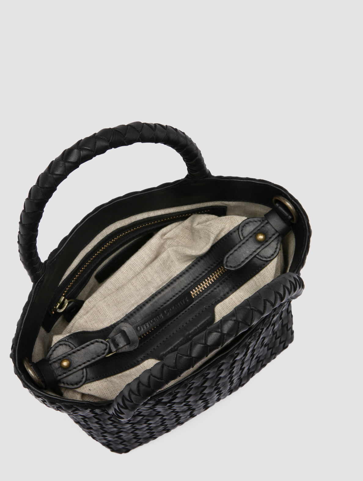 RAQUEL/004 WOVEN NERO