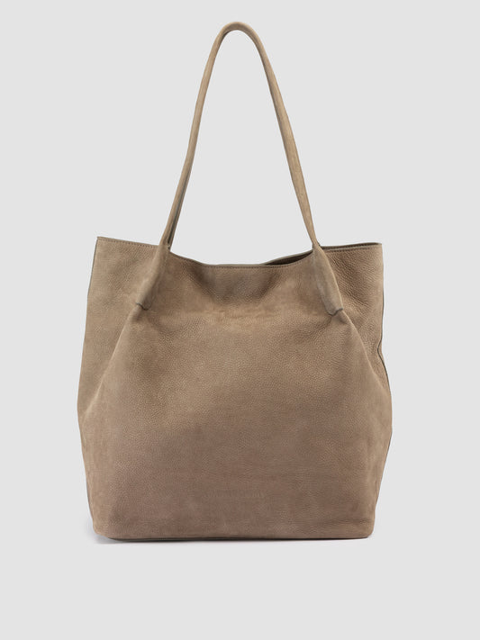 SAGAN/001 NUBUCK STM TAUPE