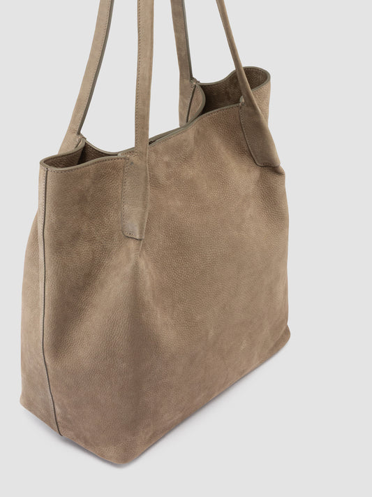 SAGAN/001 NUBUCK STM TAUPE
