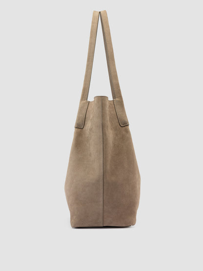 SAGAN/001 NUBUCK STM TAUPE