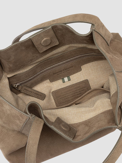 SAGAN/001 NUBUCK STM TAUPE