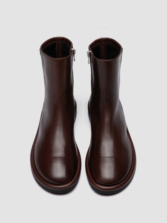 MARJORY/106 BUTTERO NAPPA/STRETCH CASTAGNO