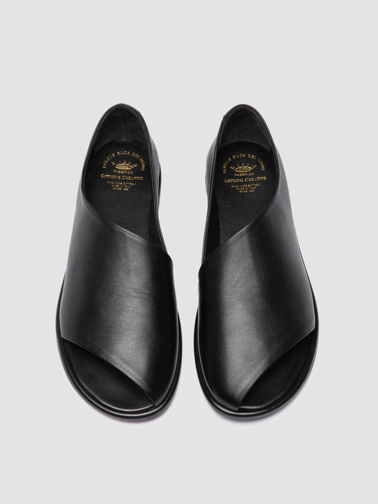 MIENNE/102 BUTTERO NAPPA NERO