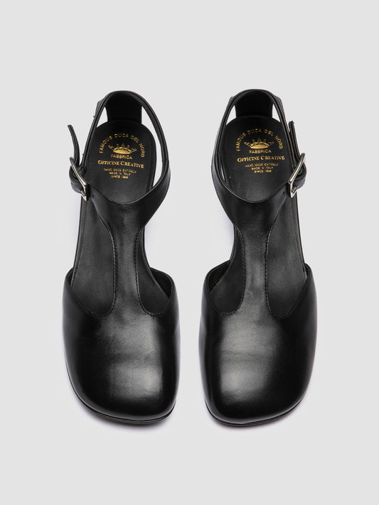 MILDRED/004 BUTTERO NAPPA NERO