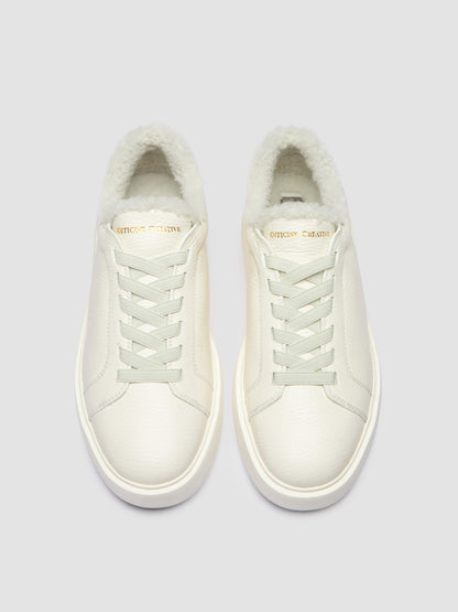 SLOUCH/106 MUFLONE TONAL BIANCO_F.DO OFF WHI/N_f.montone