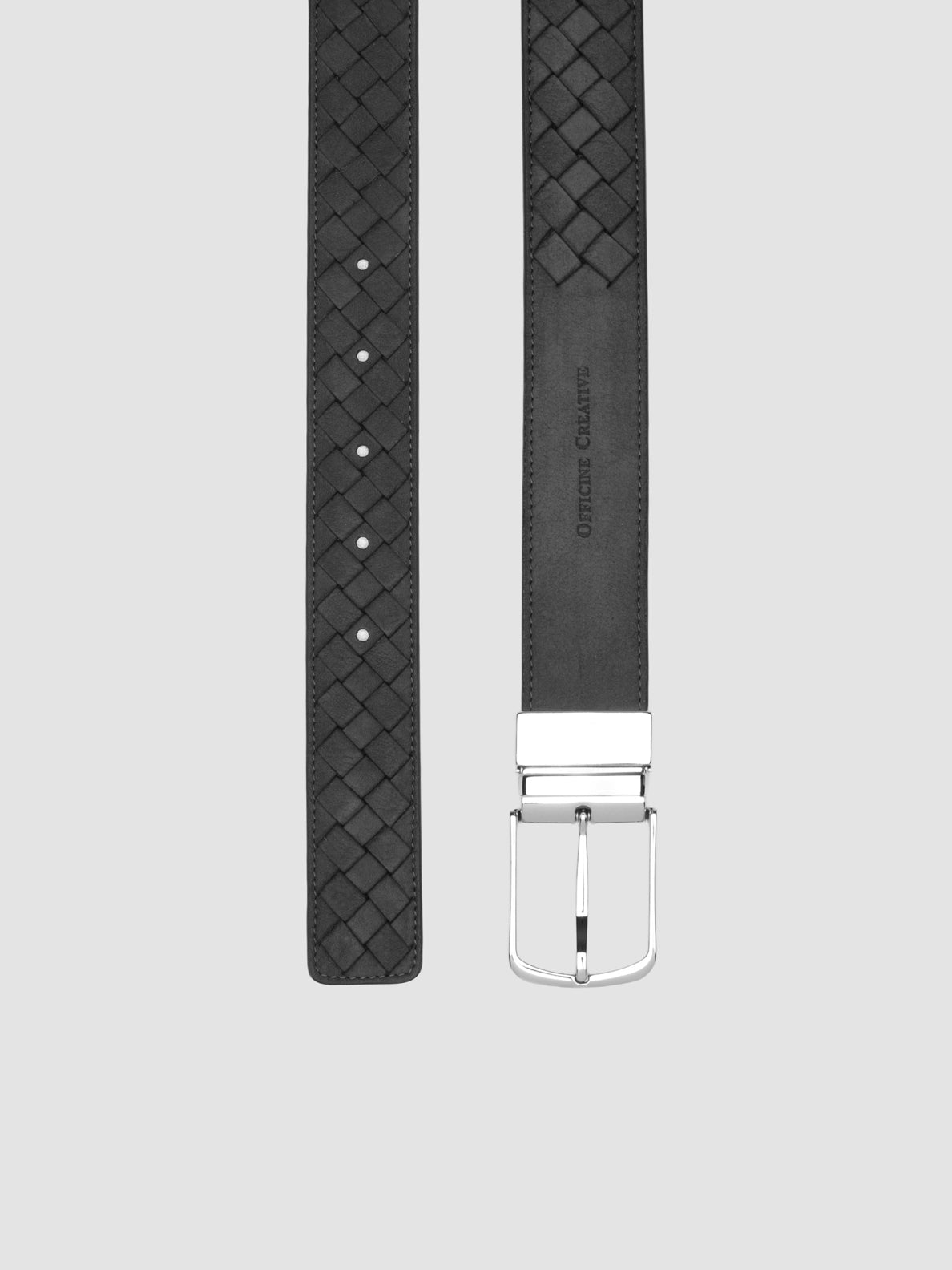 OC STRIP/119 NUBUCK/INTRECCIO NERO