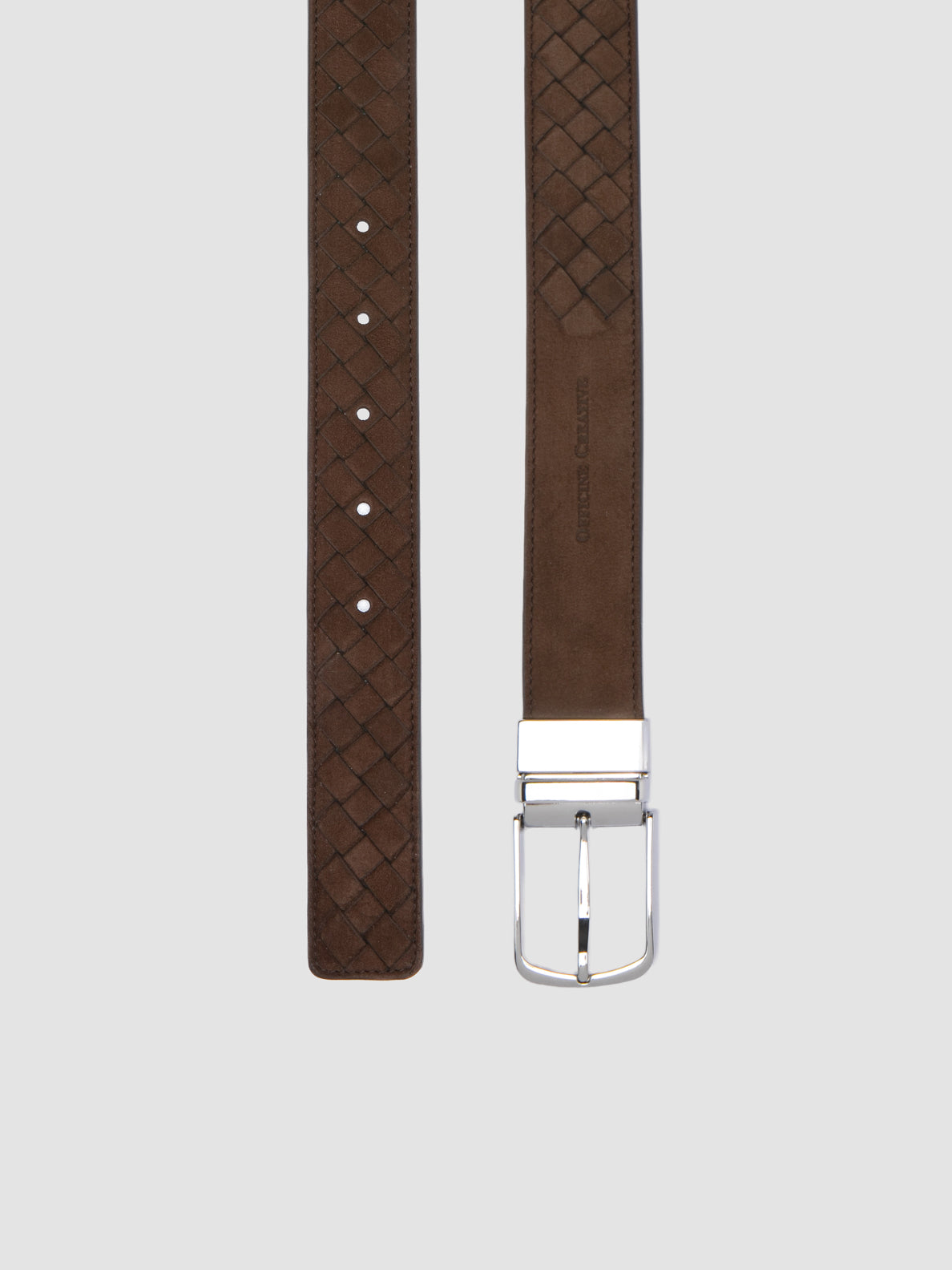 OC STRIP/119 NUBUCK/INTRECCIO CASTANO