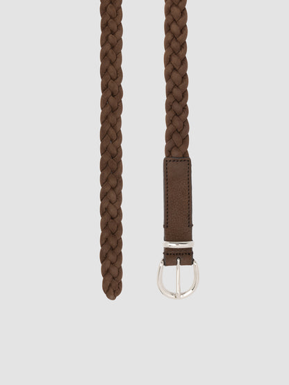 OC STRIP/124 NUBUCK STM INTRECCIO CASTANO