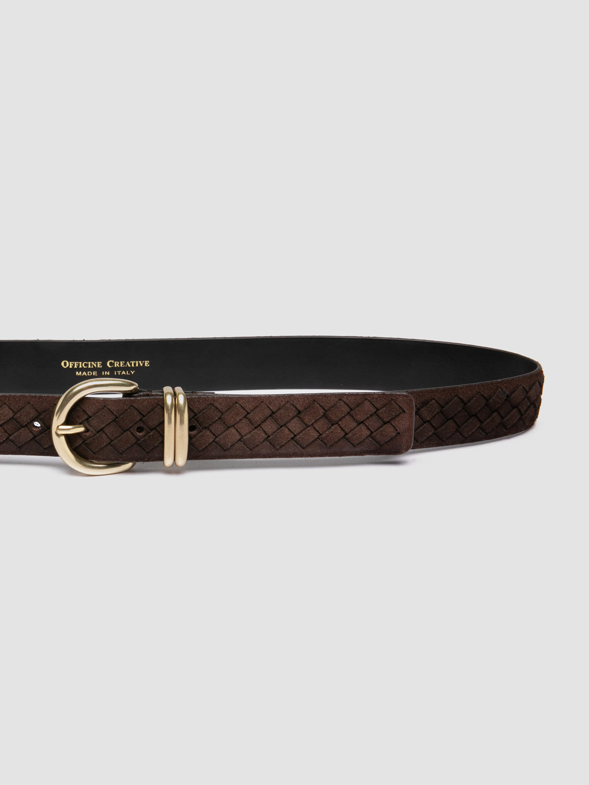 OC STRIP/46 SUEDE INTRECCIO COTTO