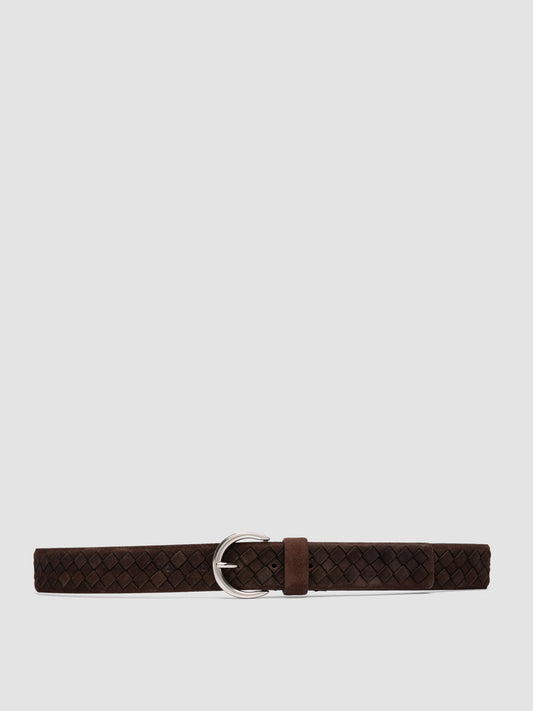 OC STRIP/095 SUEDE INTRECCIO COTTO