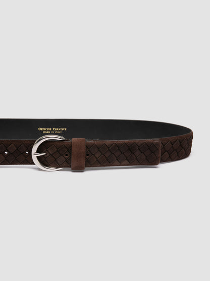 OC STRIP/095 SUEDE INTRECCIO COTTO