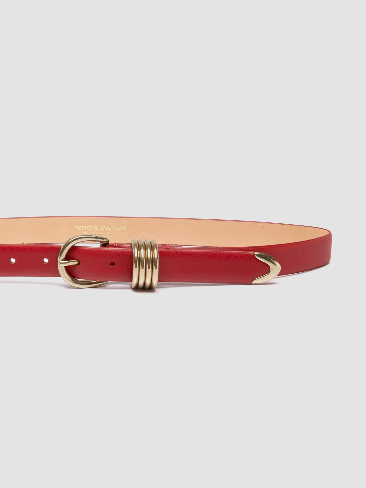 OC STRIP/098 BUTTERO NAPPA CRIMSON