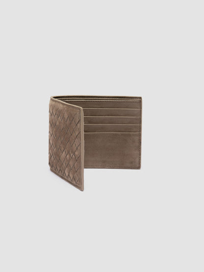 BOUDIN/123 NUBUCK INTRECCIO TAUPE