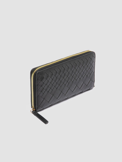 BOUDIN/129 BUTTERO INTRECCIO NERO