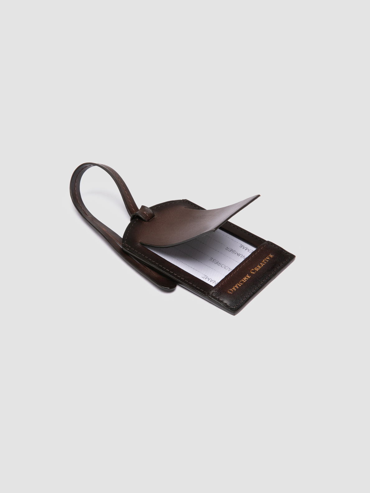 OC TAG/001 AERO SPALLA PIUMA NAPPA COFFEE