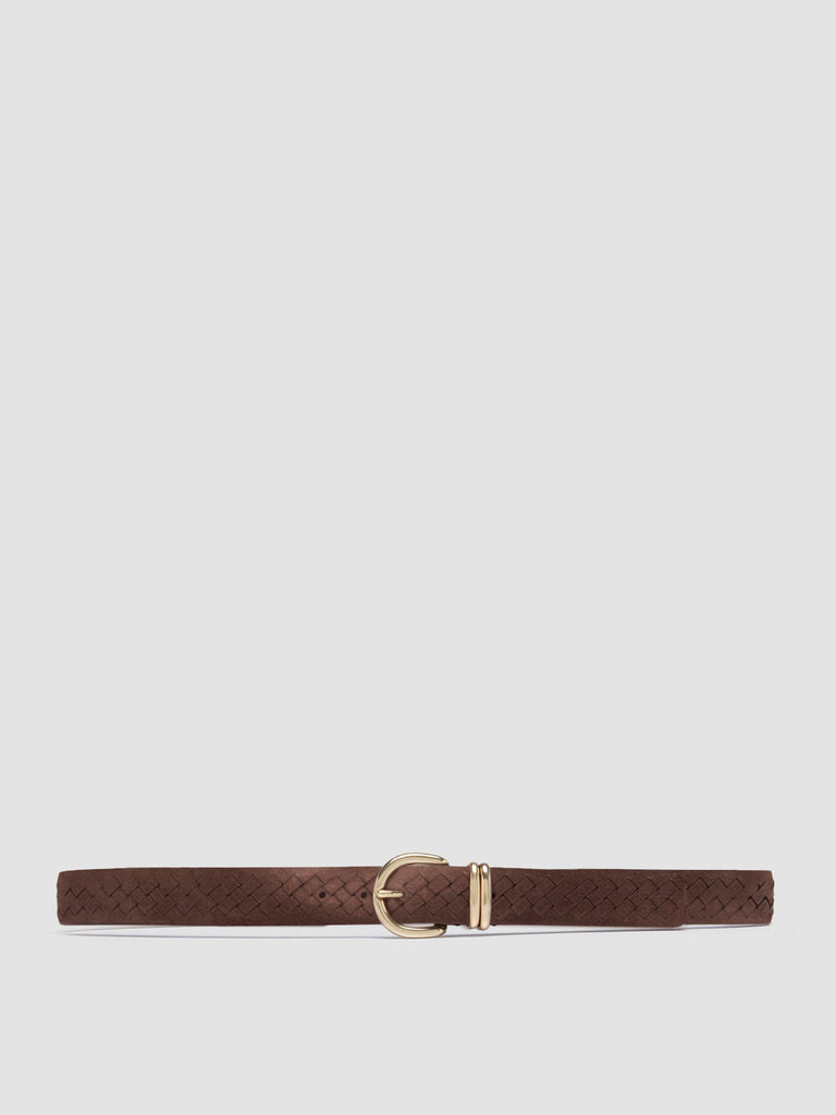 OC STRIP/46 SUEDE INTRECCIO COTTO