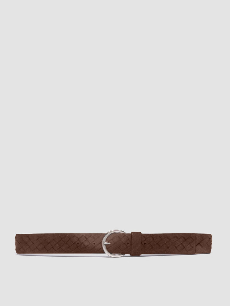 OC STRIP/095 SUEDE INTRECCIO COTTO