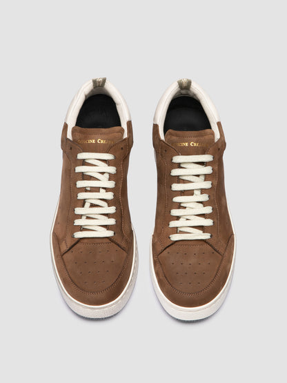 THE ANSWER/002 SOFT NABUK/GIANO - DIRTY CAFFE'/TOFU - F.DO PROFILE NERO