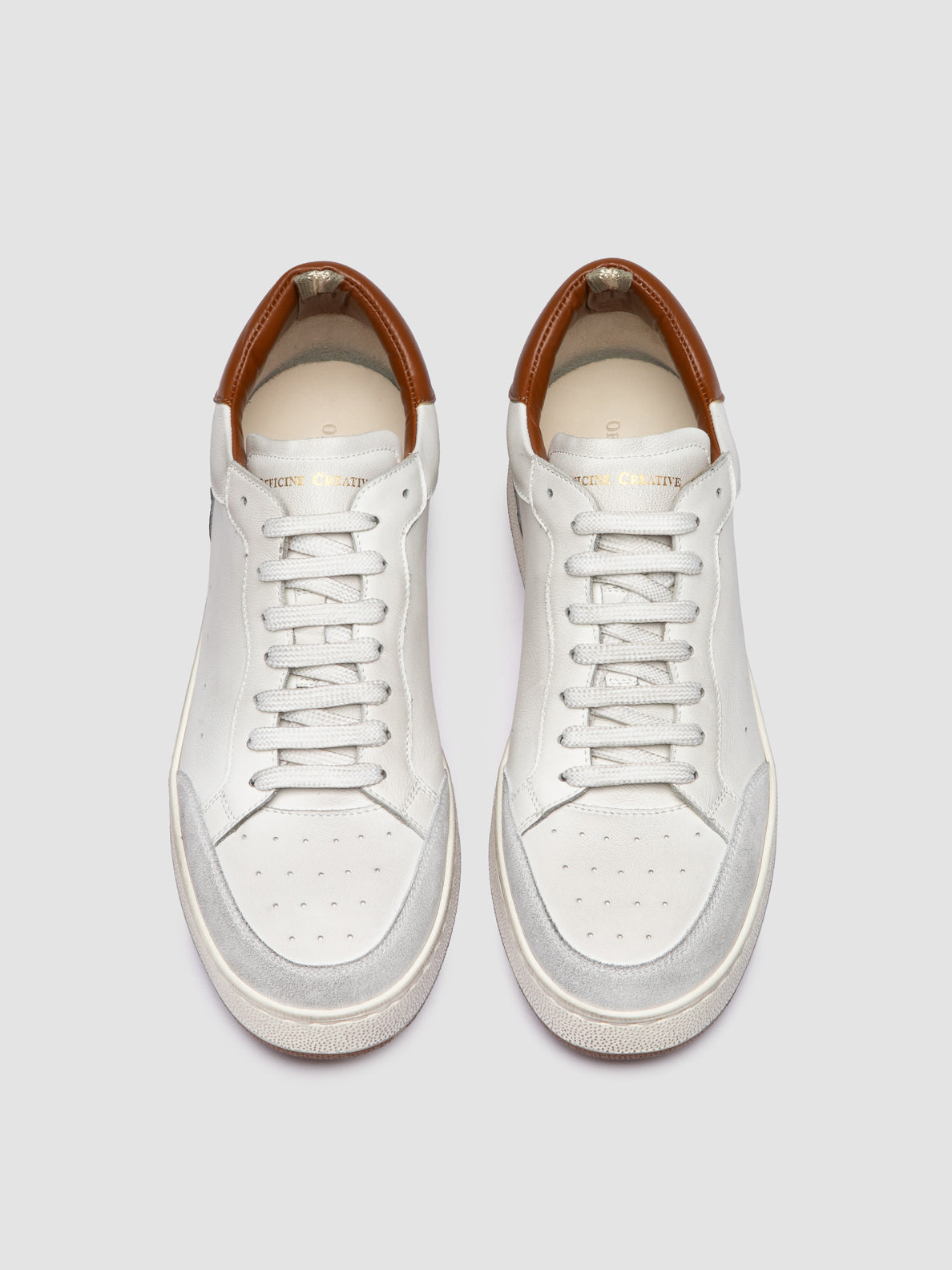 THE ANSWER/007_L.CACHEMIRE/LEATHER/LT_TAG DIRTY_BIANCO/BIANCO/BALTIC AMBER_PROFILE