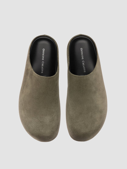 BABOUCHE/001 LIGHT CACHEMIRE MILITARY