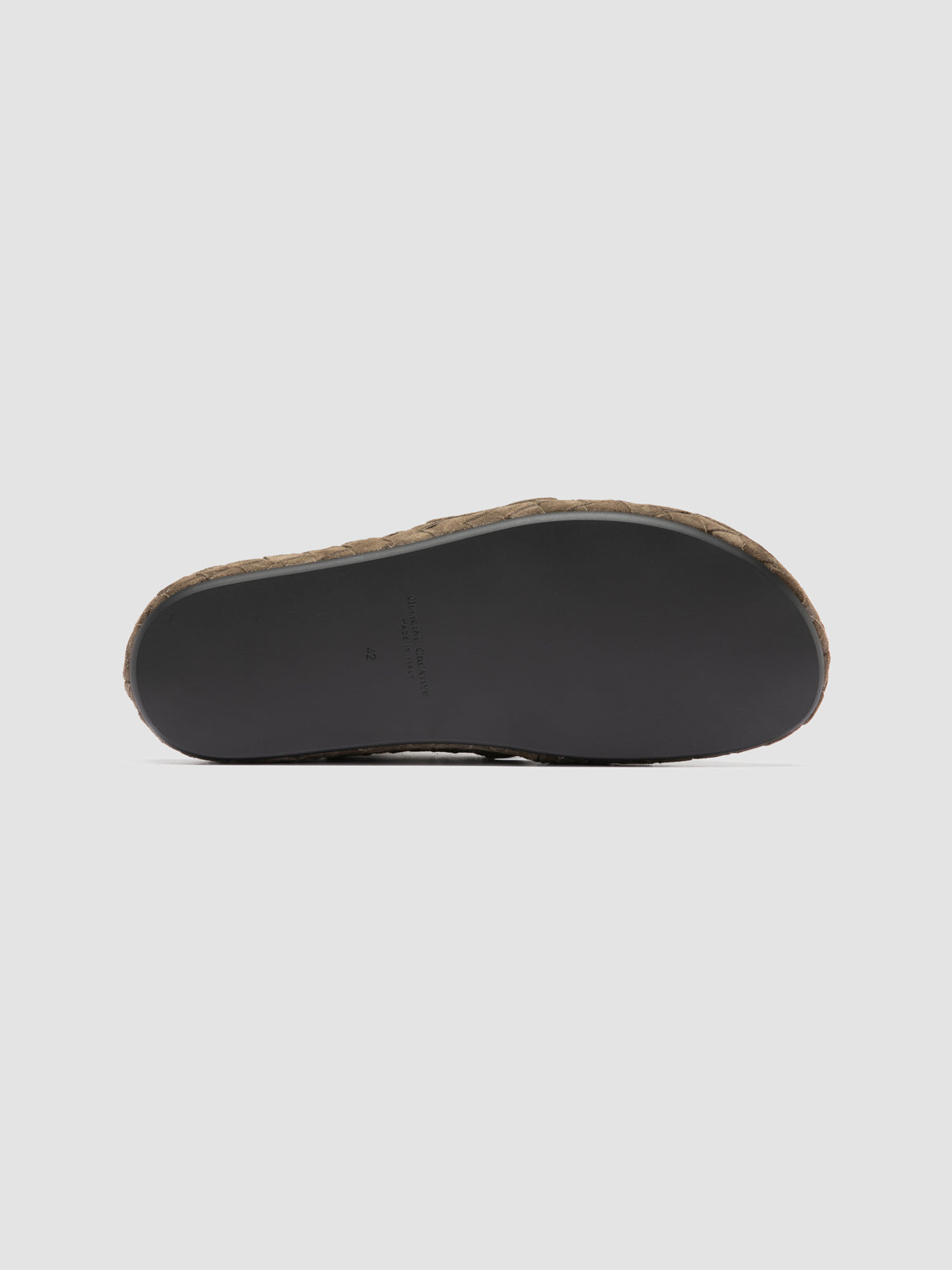BABOUCHE/004 LIGHT CACHEMIRE INTRECCIO MILITARY