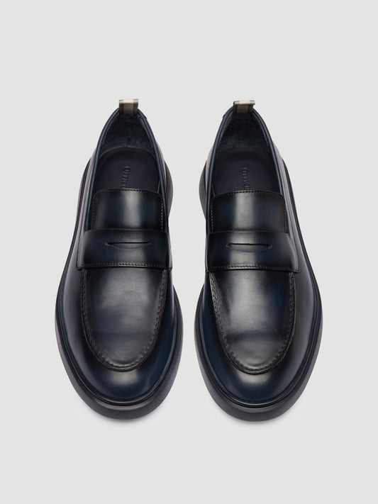 BONES/001 AERO BUTTERO NAPPA TONAL BLU MARINE