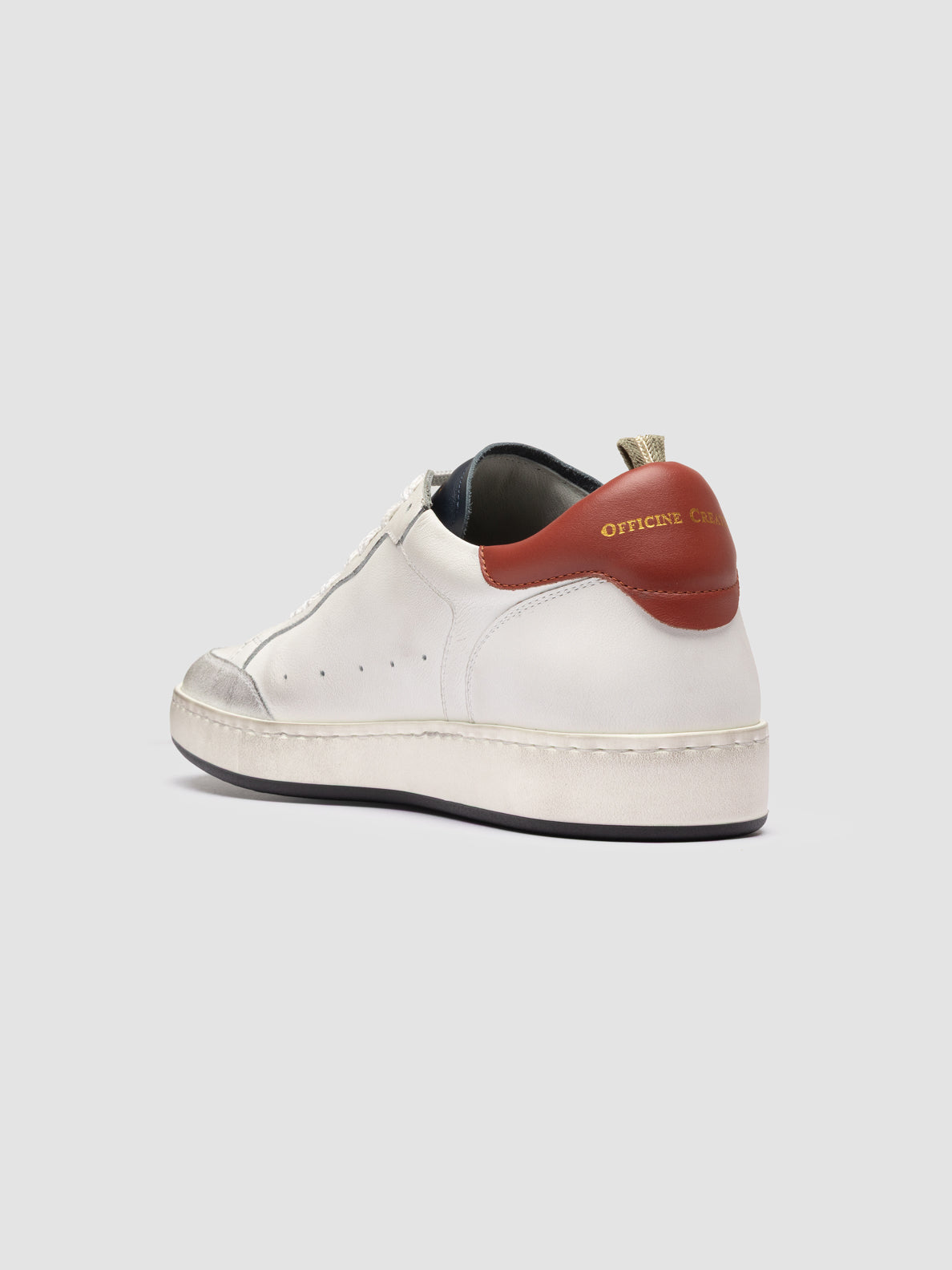 THE GLIDE 001 L.CACHEMIRE_3LEATHER DIRTY - BIANCO/BIANCO/BLU SCURO/RUST- F.DO OFF WHITE_N