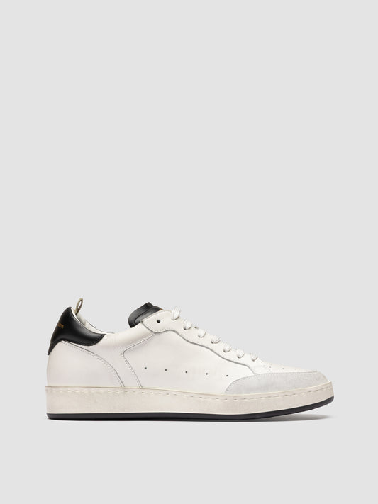 THE GLIDE 001 L.CACHEMIRE/2LEATHER DIRTY - BIANCO/BIANCO/NERO- F.DO OFF WHITE_N