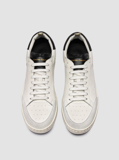 THE GLIDE 001 L.CACHEMIRE/2LEATHER DIRTY - BIANCO/BIANCO/NERO- F.DO OFF WHITE_N