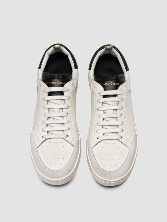 THE GLIDE 001 L.CACHEMIRE/2LEATHER DIRTY - BIANCO/BIANCO/NERO- F.DO OFF WHITE_N