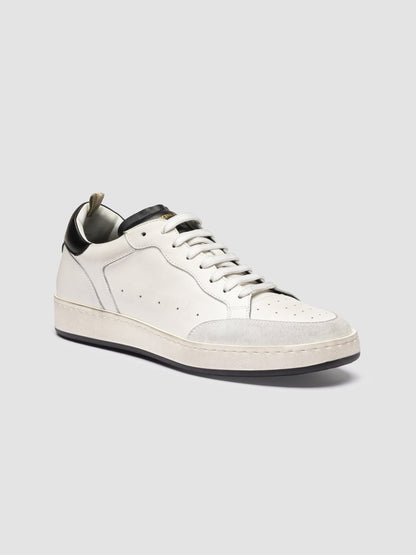 THE GLIDE 001 L.CACHEMIRE/2LEATHER DIRTY - BIANCO/BIANCO/NERO- F.DO OFF WHITE_N