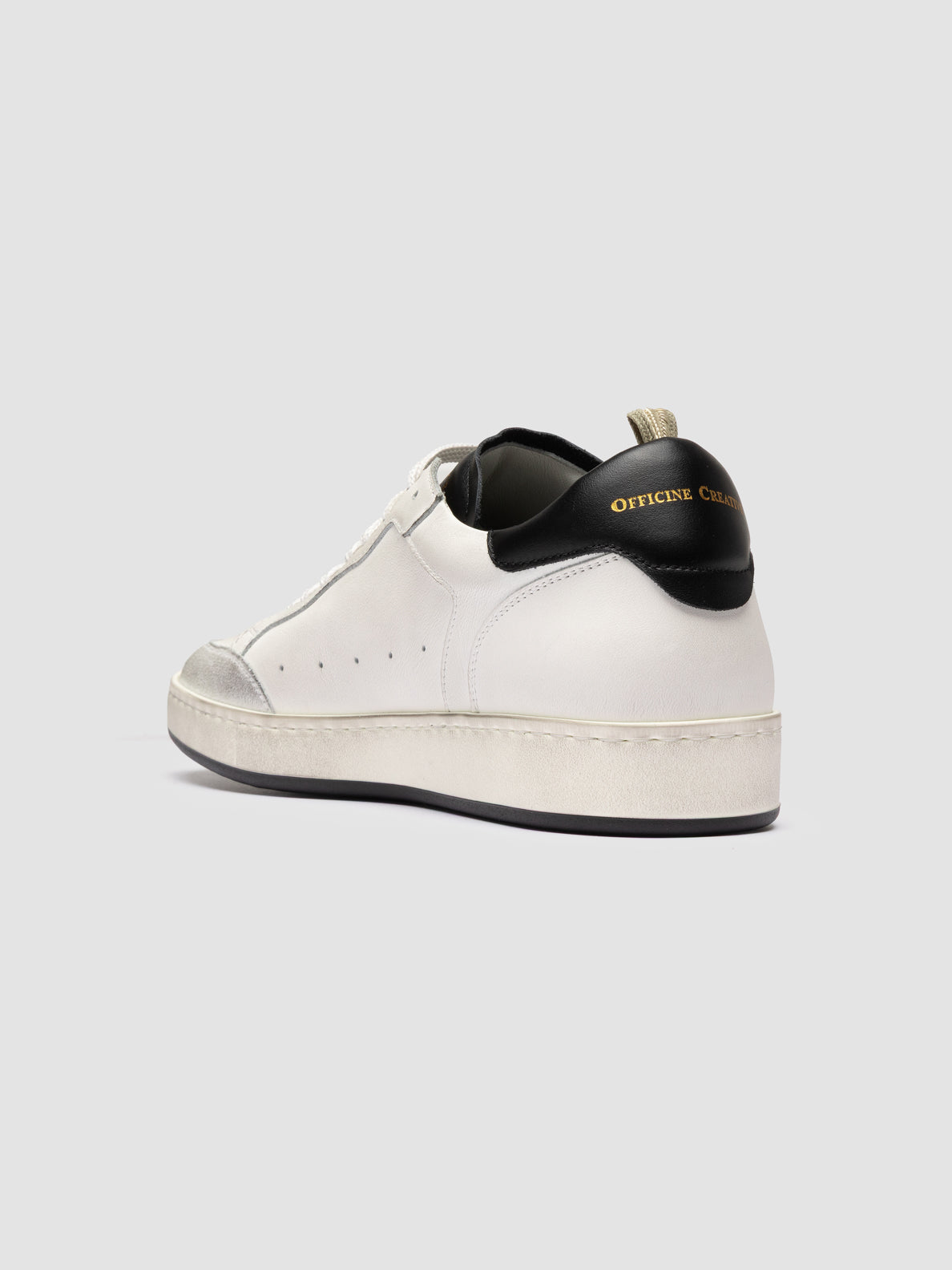 THE GLIDE 001 L.CACHEMIRE/2LEATHER DIRTY - BIANCO/BIANCO/NERO- F.DO OFF WHITE_N