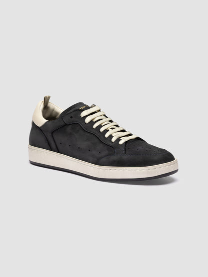 THE GLIDE 001 SOFT NABUK/GIANO - DIRTY DARK BLU/TOFU - F.DO OFF WHITE_N