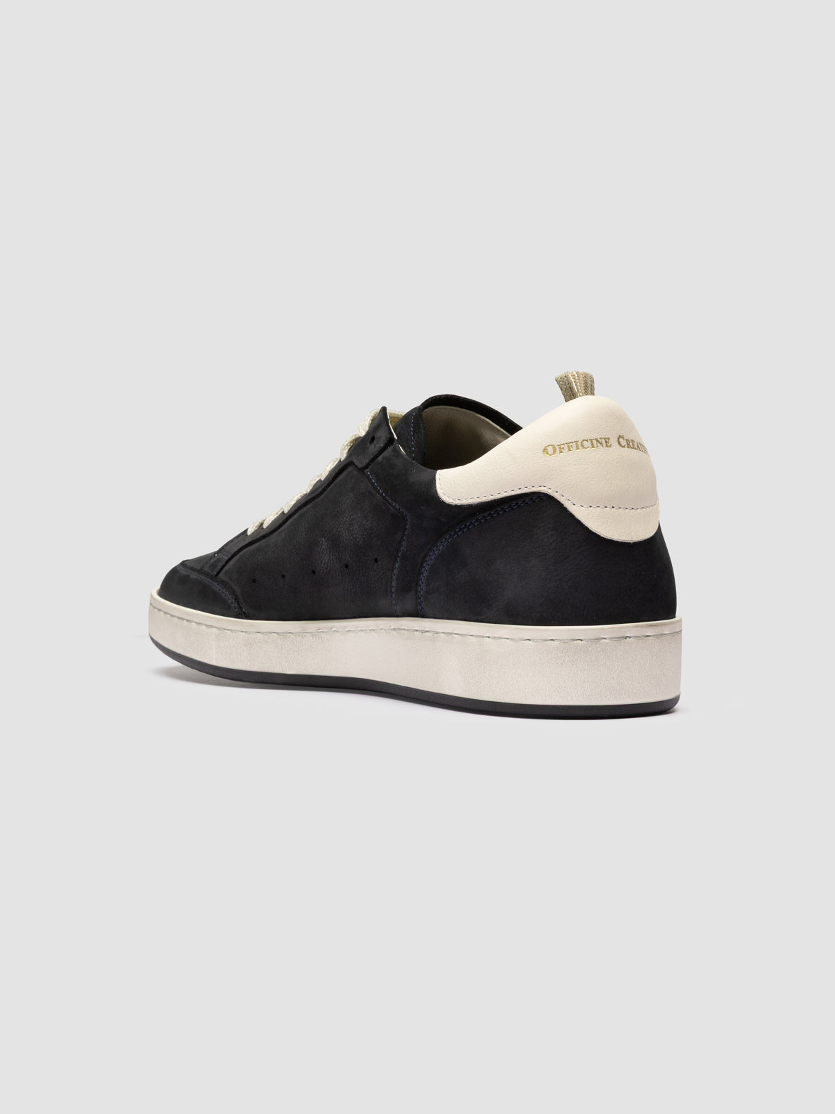 THE GLIDE 001 SOFT NABUK/GIANO - DIRTY DARK BLU/TOFU - F.DO OFF WHITE_N