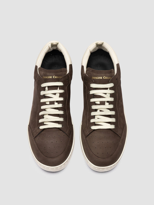 THE GLIDE 001 SOFT NABUK_GIANO - DIRTY DARK MORO_TOFU - F.DO OFF WHITE_N